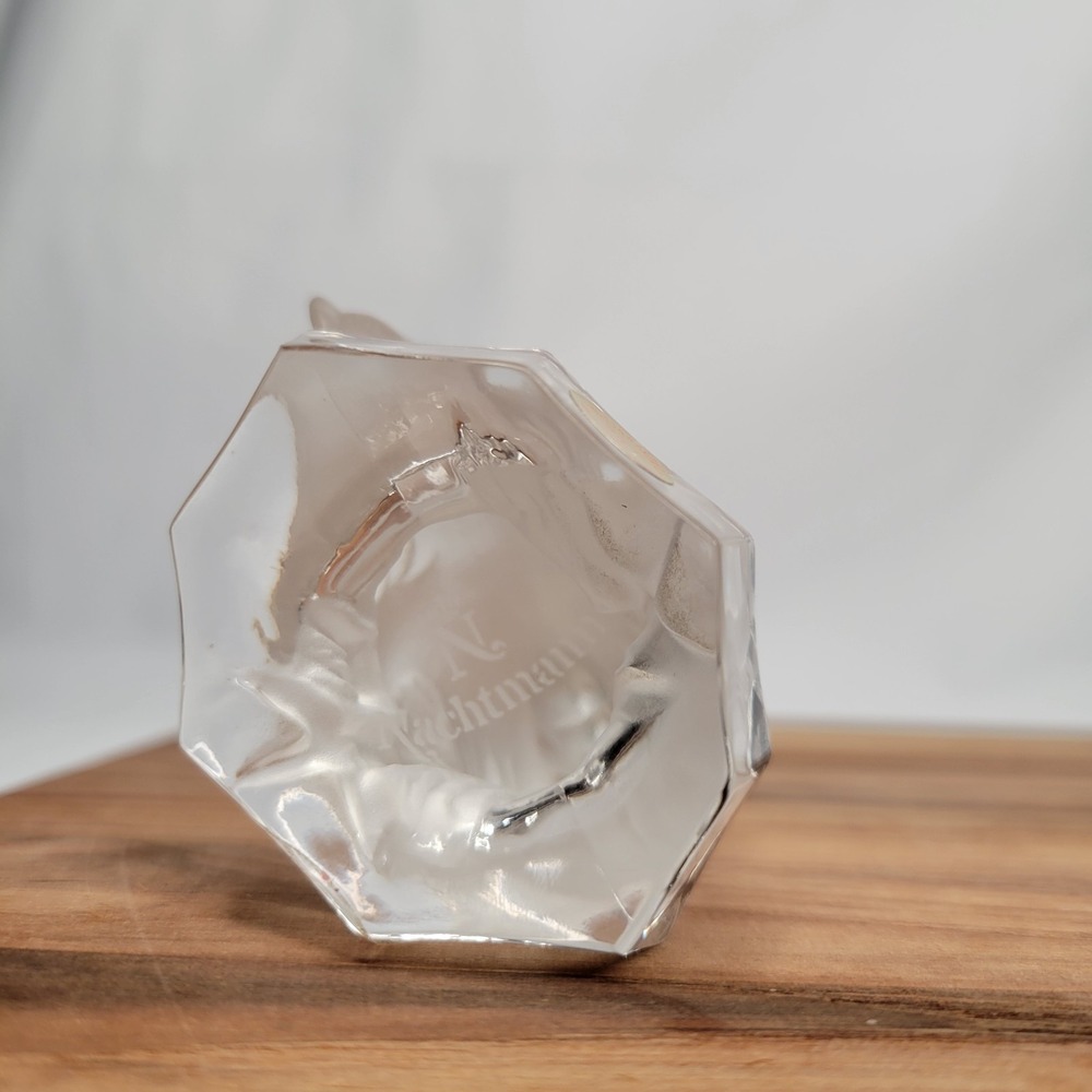 Natchmann Crystal Glass CHICKEN Figurine Hen Farmhouse - Picture 7 of 9